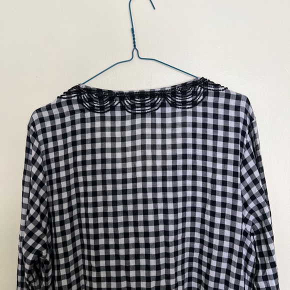Vineyard Vines Embellished Gingham Cover-Up Style 2C0151 Size L - Picture 10 of 15